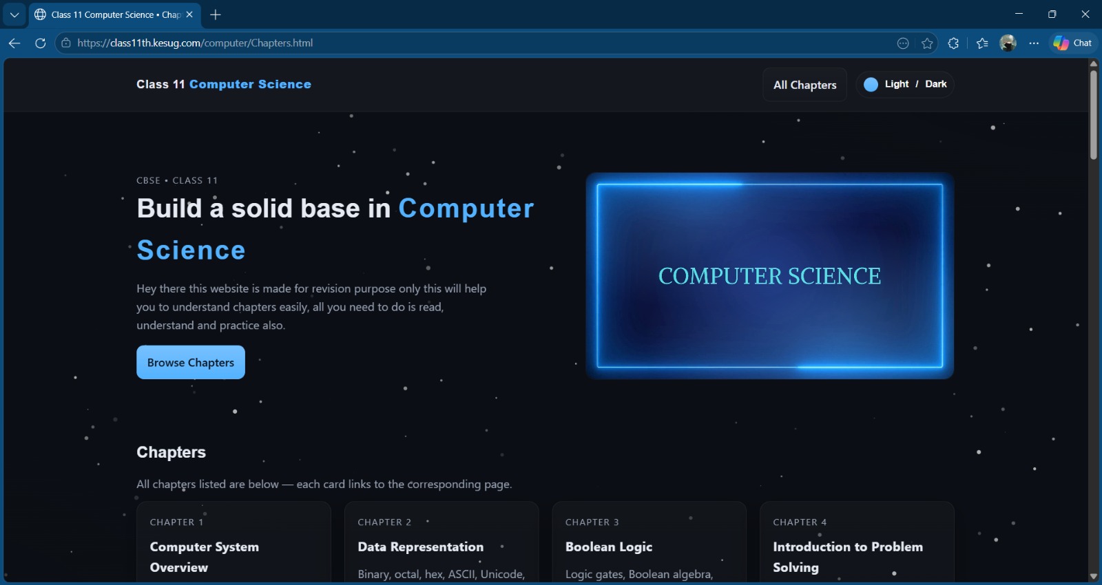 e-learning Homepage